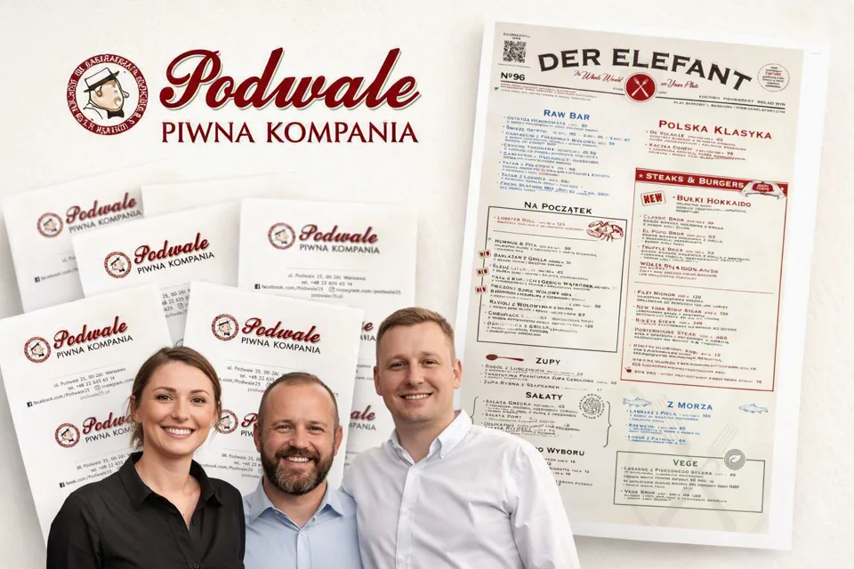 Podwale i Der Elefant: Materiały dla gastronomii